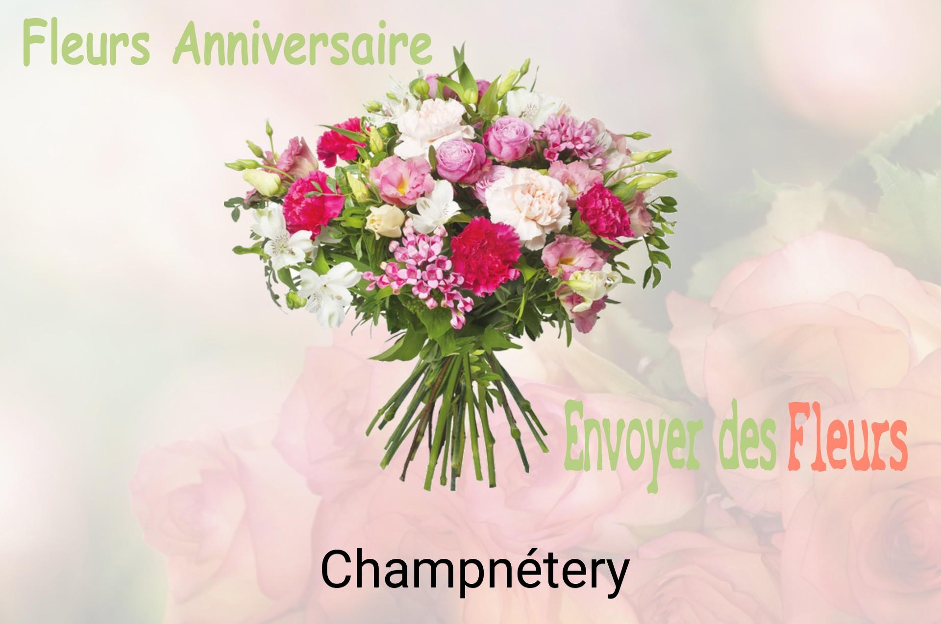 Bouquet de fleurs d’anniversaire livré à Champnétery